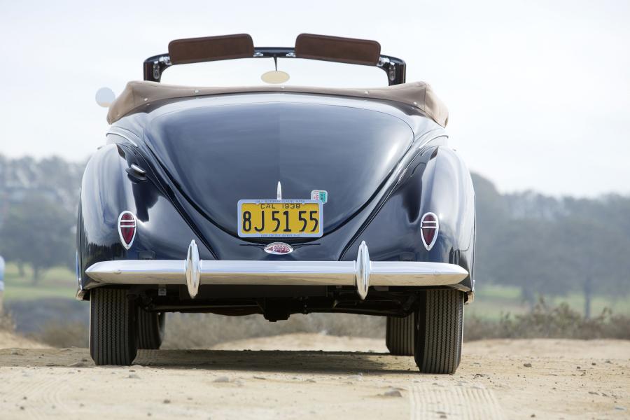  Lincoln Zephyr Convertible Coupe (86H-760(B)) 1938 года  (фото 8 из 36)